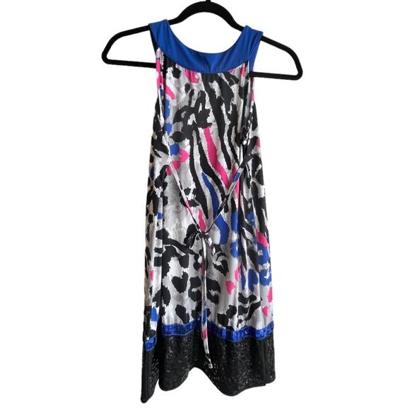 Justice Sequin Multi Color Mini DRESS Juniors Size 14 Sleeveless Leopard Print - Picture 2 of 10